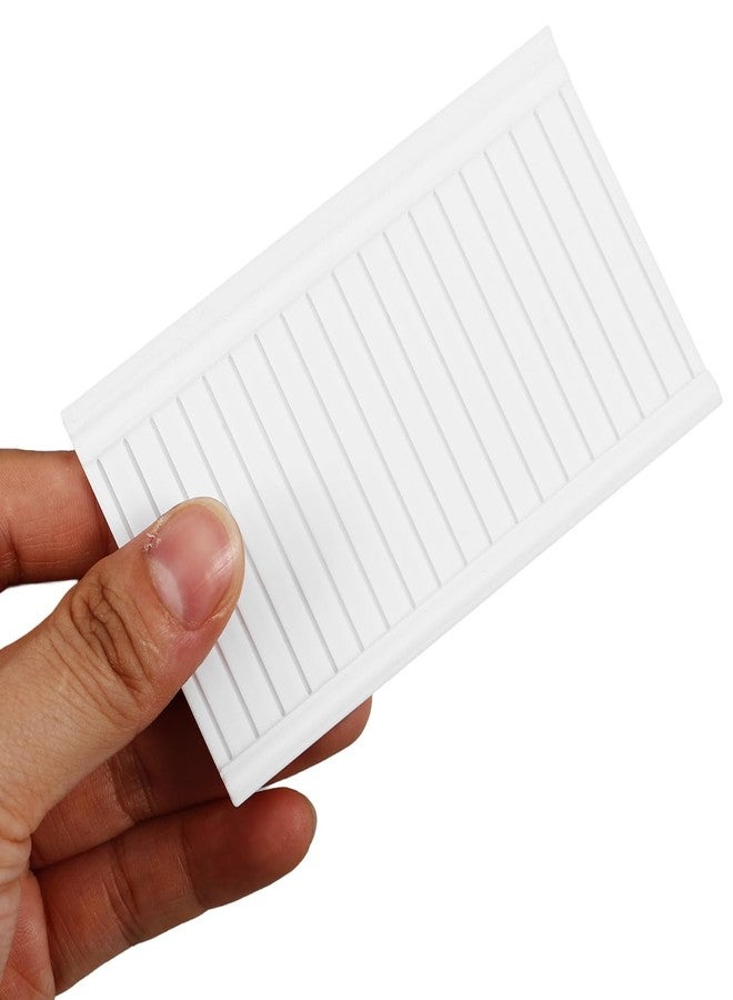 JOINPAYA Miniature Dollhouse Accessories 4Pcs Wainscoting Panels Decorative Wall Trim for Doll House Interior Paneling Compact 3.74X2.16In Mini Home D Cor - Image 3